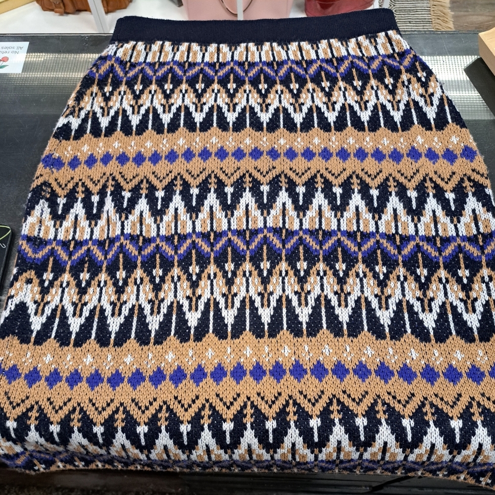 Anthropologie 1X Sweater Skirt